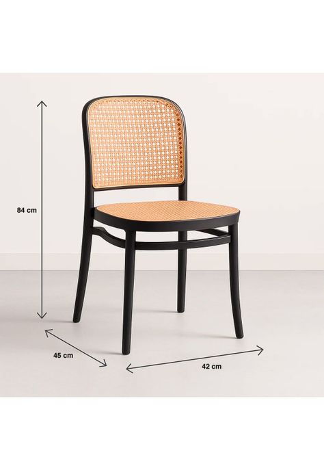 Silla Lombardía de Polipropileno - Negra-3