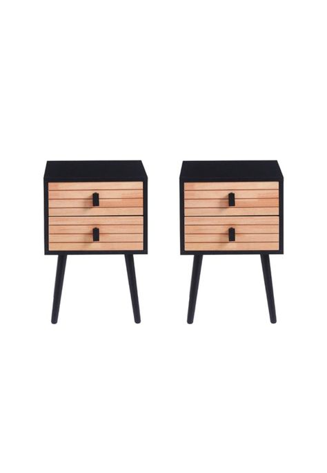 Pack de 2 Veladores Amber Black-0