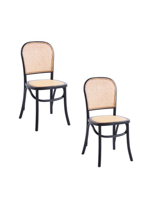 Pack de 2 Sillas de Comedor Hoffman o Lombardia Madera Ratta-0