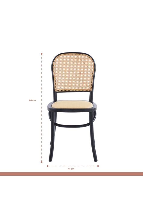 Pack de 2 Sillas de Comedor Hoffman o Lombardia Madera Ratta-3