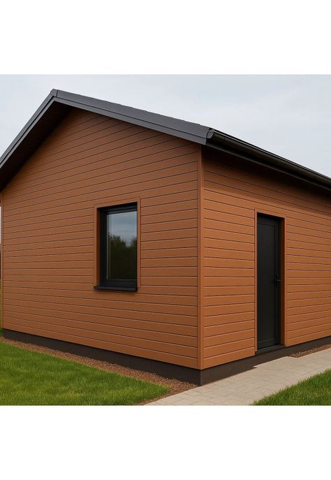 Pack de 5 Revestimientos Siding WPC exterior Color Madera-1