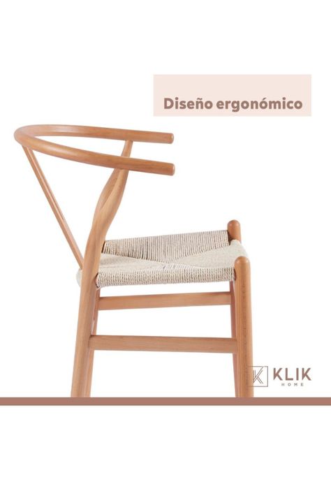 Pack 2 Sillas Wishbone Madera - Natural-4