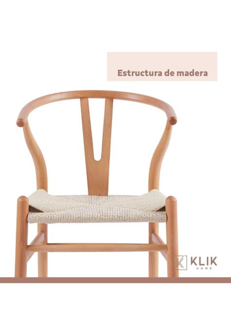 Pack 2 Sillas Wishbone Madera - Natural-6
