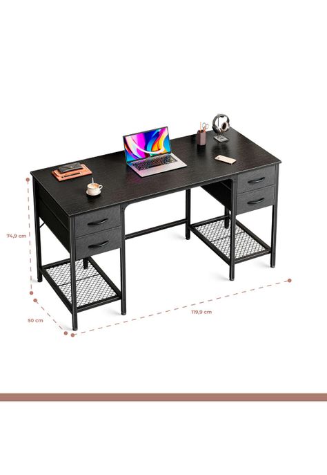 Escritorio Ejecutivo Industrial 120cm-3
