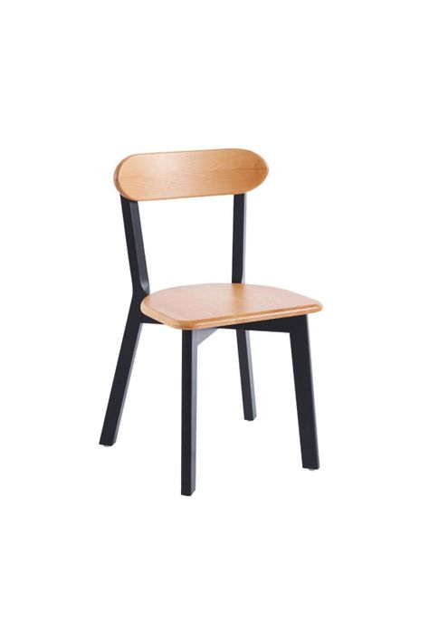 Silla Fresno de Madera - Negra-0