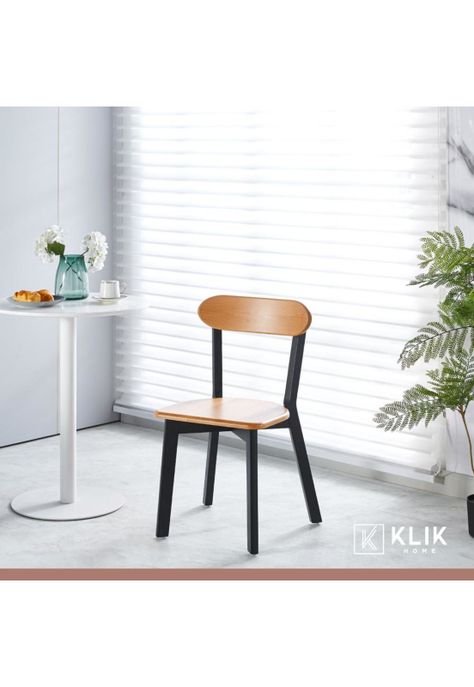Silla Fresno de Madera - Negra-1