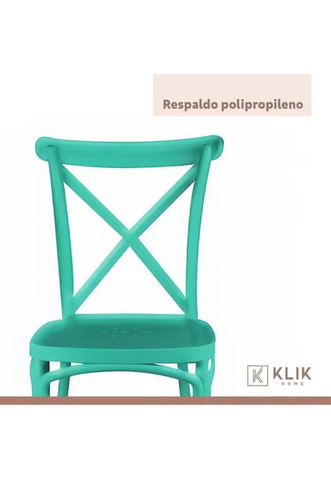 Comedor Rectangular Blanca 120x80cms + 6 Silla Crossback Danubio Menta-6