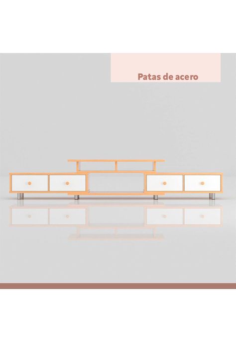 Rack TV Extendible Cuatro Cajones-6