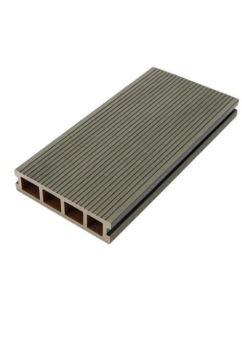 Pack de 5 deck exterior WPC madera clara-0
