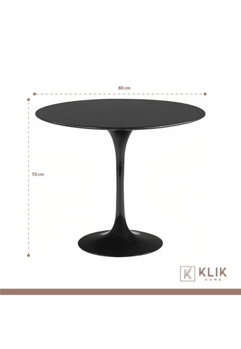 Comedor Mesa Tulip Negra + 4 Sillas Comedor Enrejada Negra-4