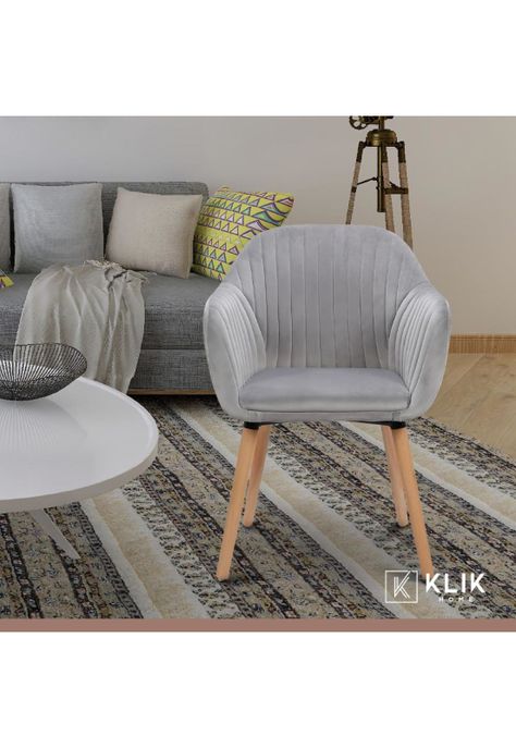 Pack de 2 Butacas Sitiales Poltronas Diamante Terciopelo - Gris-7