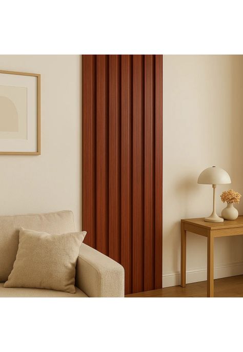 Pack de 16 Revestimientos Siding WPC interior color Nogal-2