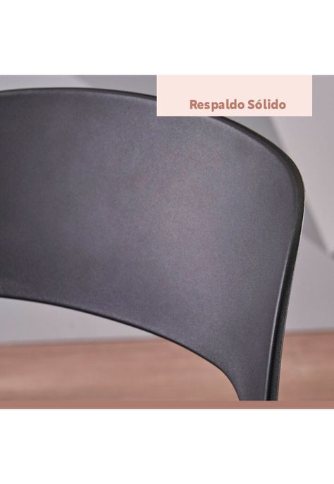 Pack de 4 Sillas Kentucky - Negras-6