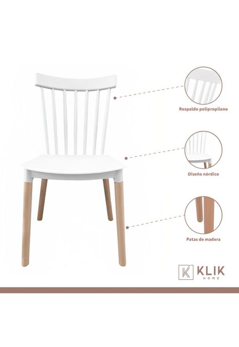 Silla Windsor - Blanca-2
