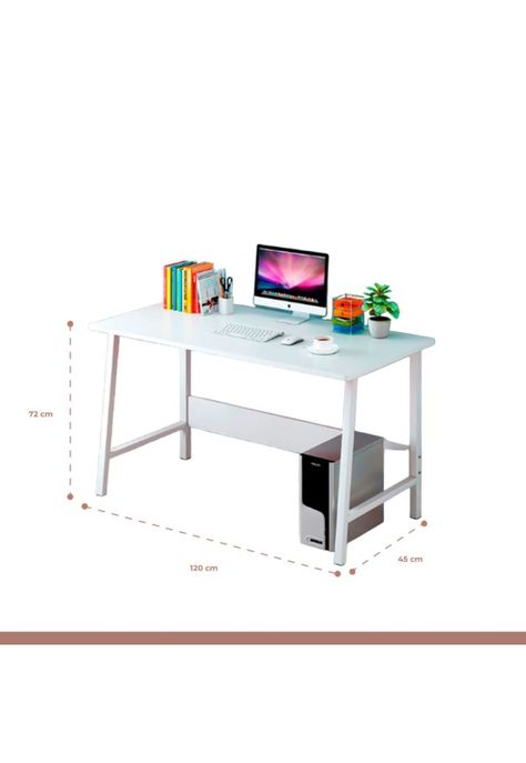 Escritorio Home Office Blanco Simply-3