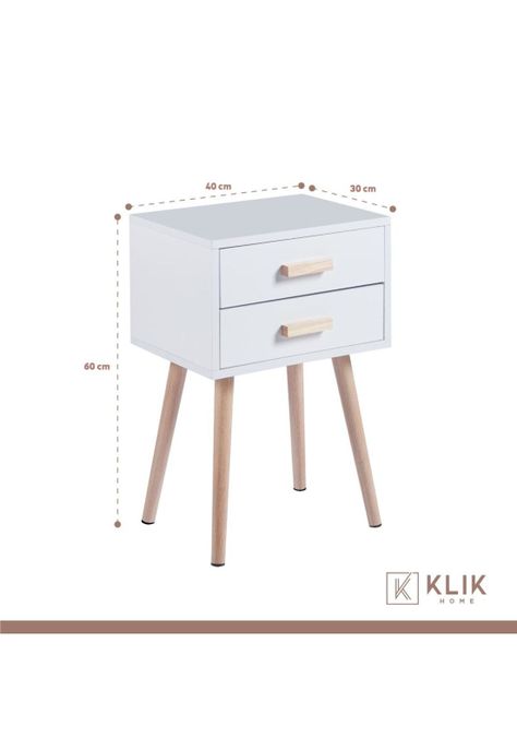 Velador Eames Doble Blanco-3