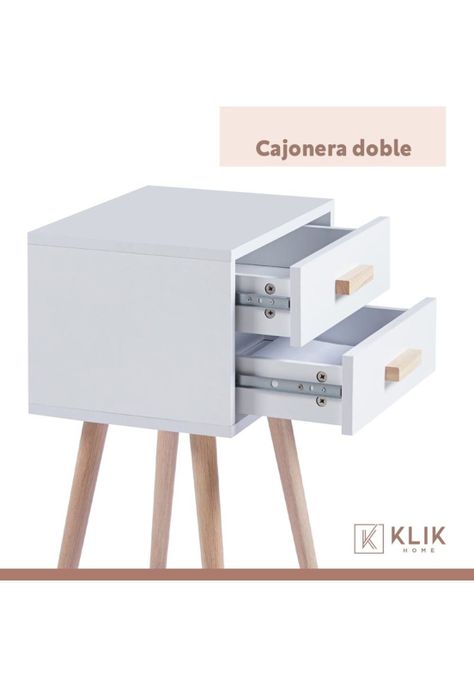 Velador Eames Doble Blanco-4
