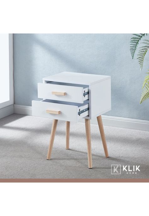 Velador Eames Doble Blanco-7
