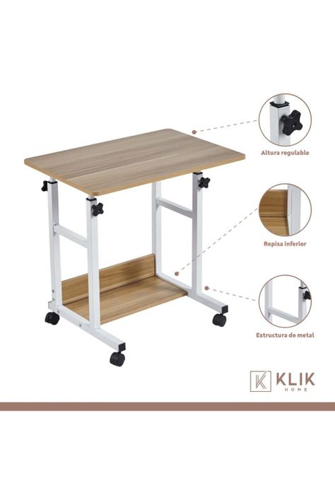 Mesa escritorio para Computador Ajustable 2.0 - Roble-2