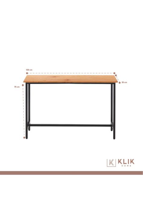 Mesa de Arrimo o Bar Alta Rustik - Madera Clara-3