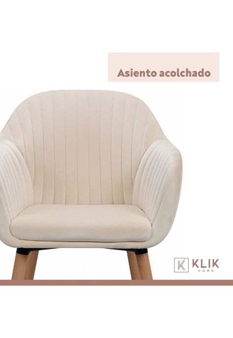 Pack de 2 Butacas Sitiales Poltronas Diamante Terciopelo - Beige-5
