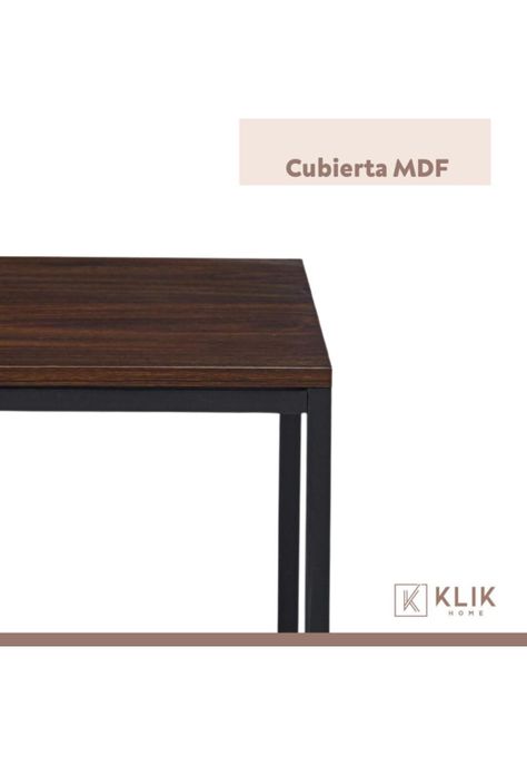 Pack de 2 Veladores Mesa Auxiliar Lateral de 2 Niveles - Madera Oscura Walnut-4