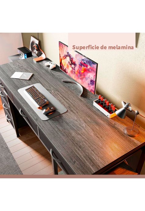 Escritorio Ejecutivo Seis Cajones 140cm-4