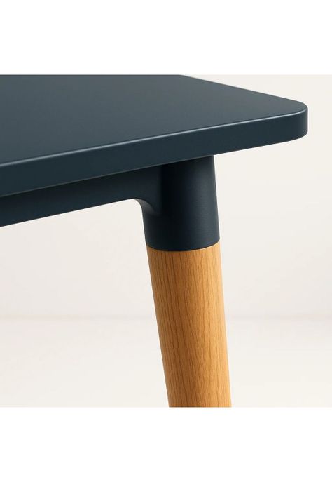 Mesa de Comedor 120x80 Rectangular - Negra-5