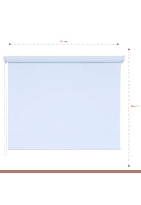 Cortina Roller Blackout 150x250 Blanco-3