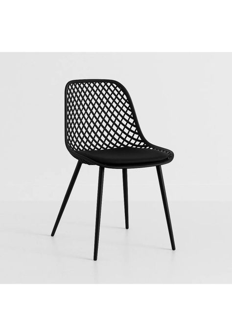 Silla Europa Acolchada - Negra-0