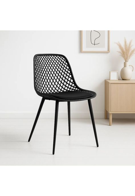 Silla Europa Acolchada - Negra-1