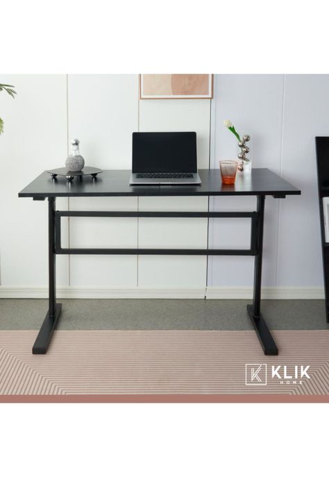 Escritorio de trabajo con altura regulable standing desk - Negro-1