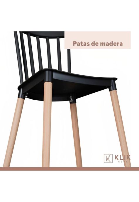 Silla Windsor - Negra-5