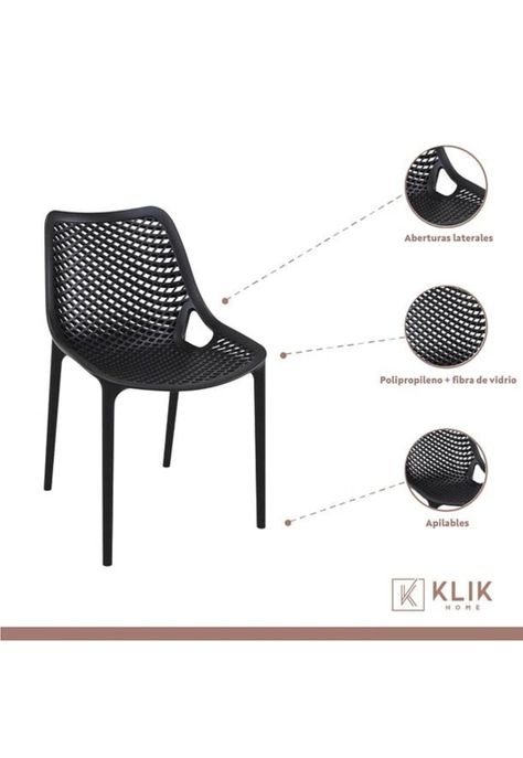 Comedor Mesa Eames redonda 80cm negra + 4 Sillas Berlin - Negras-3