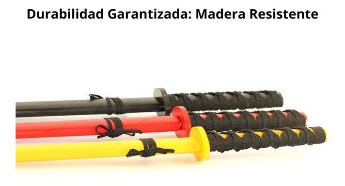 Pack 3 Katana Japonesa Madera Entrenamiento 73cm - Norplat-1
