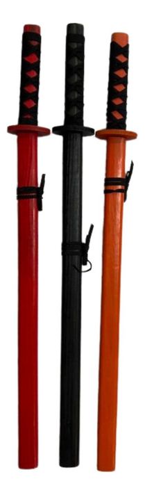 Pack 3 Katana Japonesa Madera Entrenamiento 73cm - Norplat-5