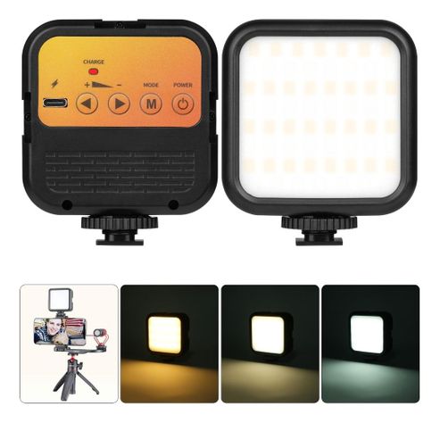 Foco Led Norplat Para Cámara Celular 3000-5500°k 1.2ah 800lm-1