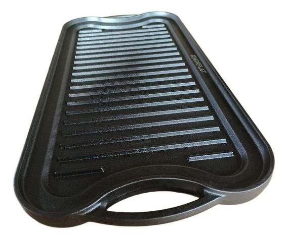 Plancha Hierro Fundido Churrasquera 2 En 1 50x25cm - Norplat-5
