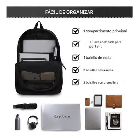 Mochila Urbana Escolar Juvenil Notebook Unisex - Norplat-2