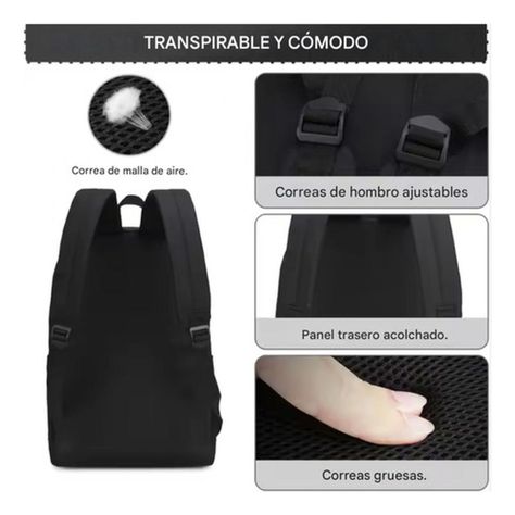 Mochila Urbana Escolar Juvenil Notebook Unisex - Norplat-3