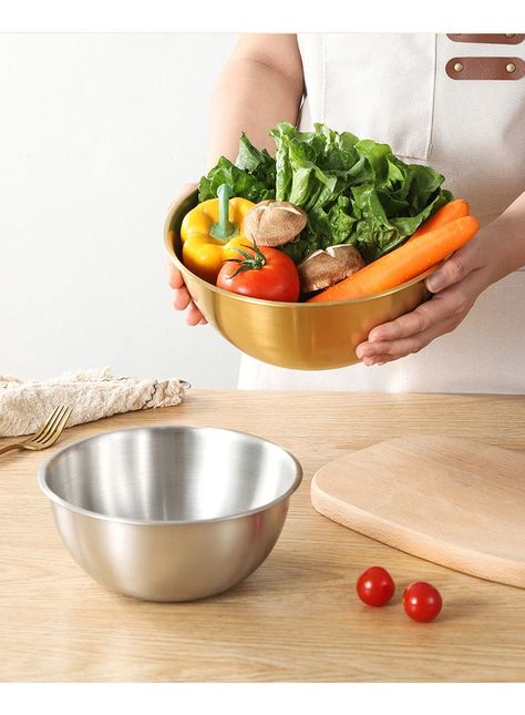 Bowl Acero Inoxidable 22cm Reposteria Cocina 2500ml Norplat-7