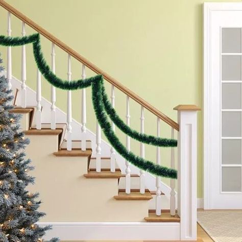 Pack X10 Guirnaldas Espumillón Navideñas 5m Adornos Navidad - Norplat-3