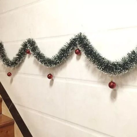 Pack X10 Guirnaldas Espumillón Navideñas 5m Adornos Navidad - Norplat-7