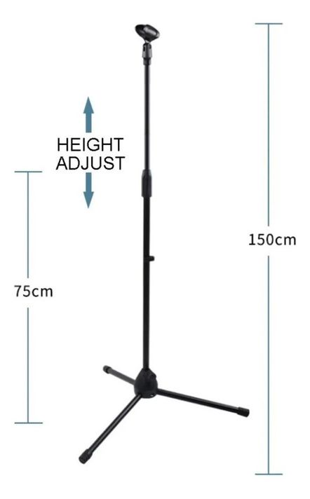 Norplat Atril Pedestal Microfono Brazo Ajustable Metalico-1