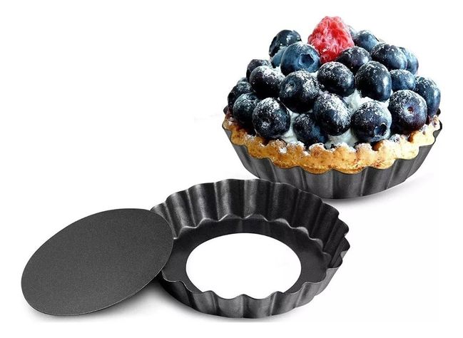 Pack 12 Moldes Tartaleta Desmontable Tarta Individual 10,5cm - Norplat-6