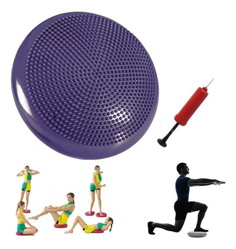 Disco De Balance Y Equilibrio Mini Bosu Erizo Yoga - Norplat-0
