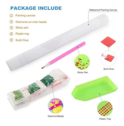 Kit Pintura Diamante 5d 40x30cm Bordado Diseños - Norplat-3