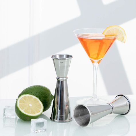 Jigger Japones Medidor Onza Bartender Acero Inoxidab - Norplat-1