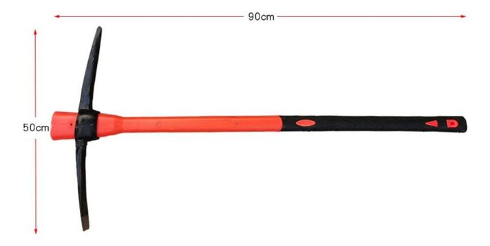 Picota Herramienta 1500g Pala Mango Fibra Vidrio Norplat-1