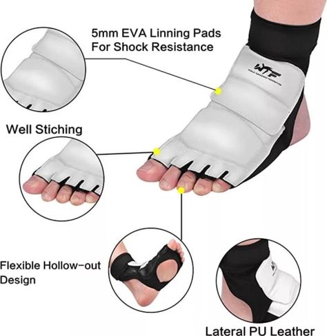Almohadillas De Pie Empeine Protección Taekwondo - Norplat-2